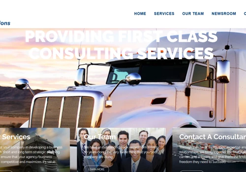Transportation Company Website and Social Media