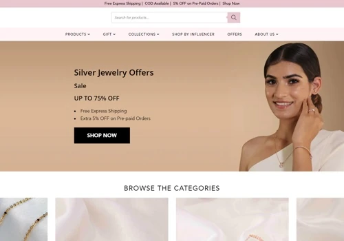 Sterling Jewellery Ecommerce Website