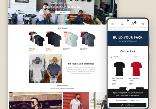 Premium Shopify Plus T-Shirt Store