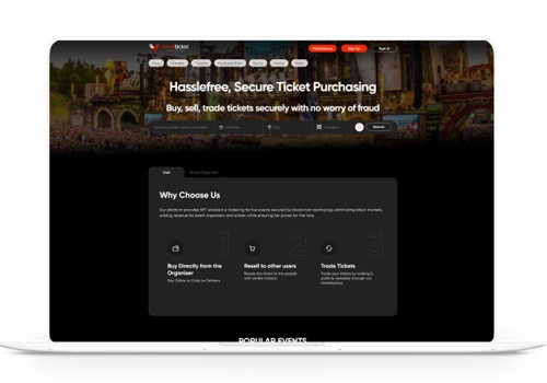 Built NFT Ticketing Marketplace