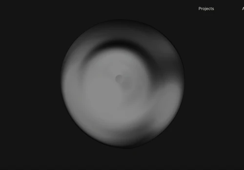 Branding website + Custom animation using Three.Js