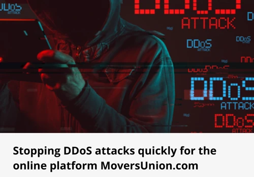 Stopping DDoS attacks for MoversUnion.com