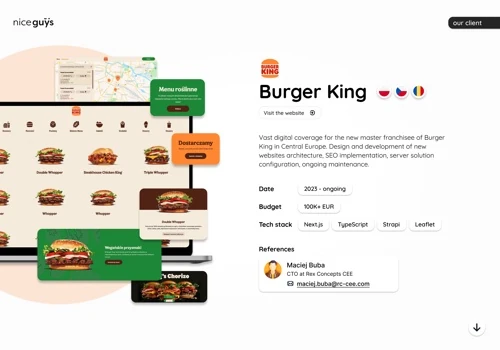 Burger King Website