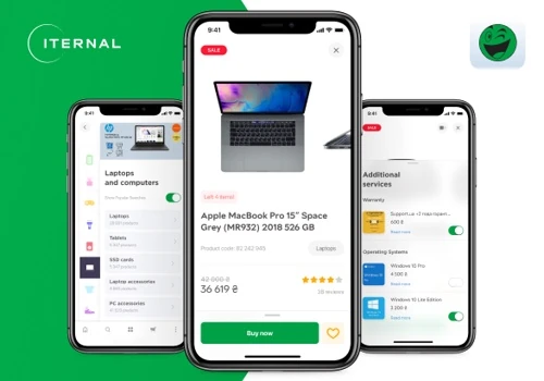 Mobile App for Top-1 E-commerce platform in Ukraine