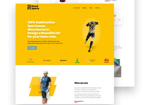 Sportswear manufacturing company