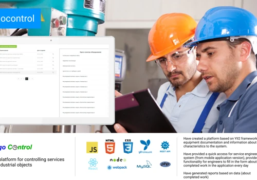 Frigocontrol - the platform for controlling services for industrial objects