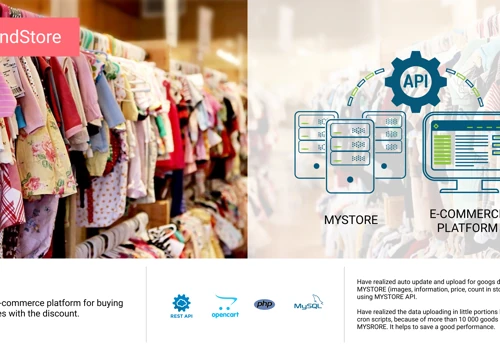 HandStore - the e-commerce platform for buying clothes with the discount.