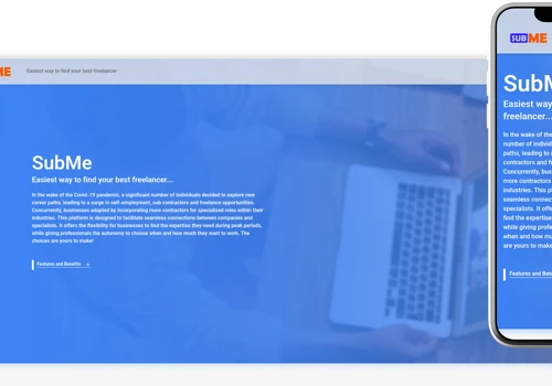 Web Design For SUBME