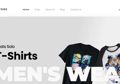 E-commerce Men's Wear