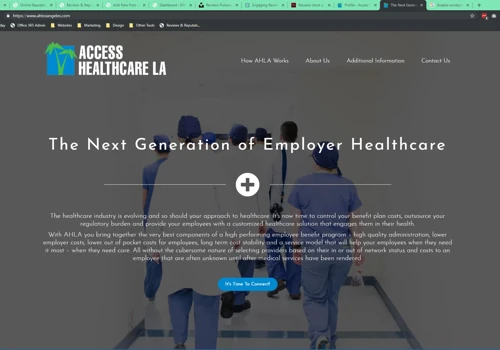 Access Healthcare LA Homepage