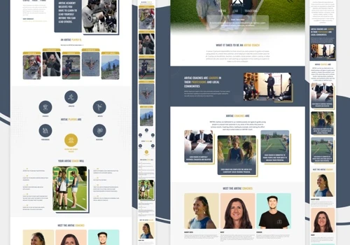 Coaching Website UI/UX Design and Development