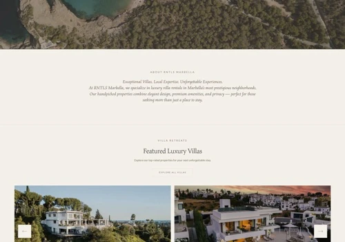 Luxury Villa Rental Platform