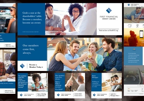 First Financial Credit Union Branding and Ad Campaign