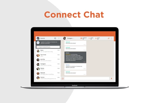 A web app that enables direct messaging and group conversation between users.