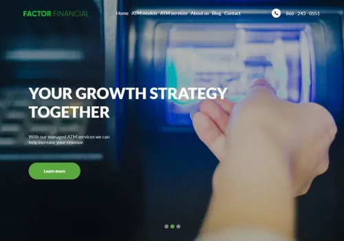 Factor Financial website development