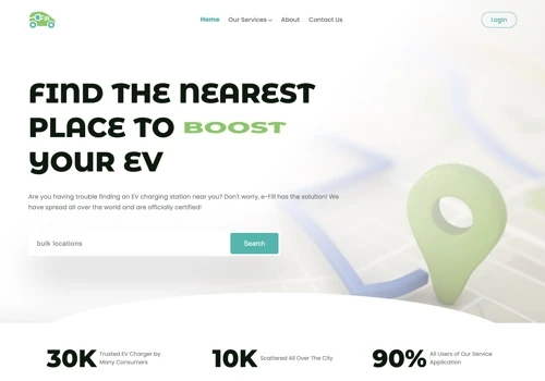 Website and Mobile App Development for E-Fill