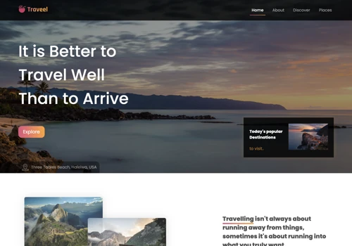 Traveel Website Development