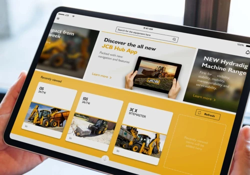 JCB Hub - iOS tablet app