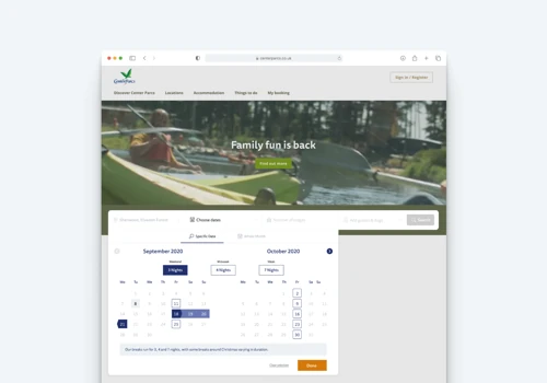 Center Parcs - UX Strategy