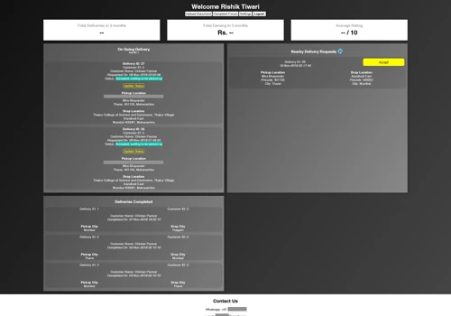 RapidProto - Local delivery app