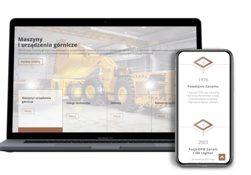 Responsive website with e-commerce