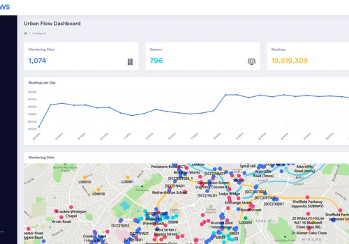 Data Monitoring Platform for an Air Quality Sensor