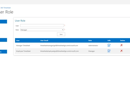 Office 365 Timesheet App