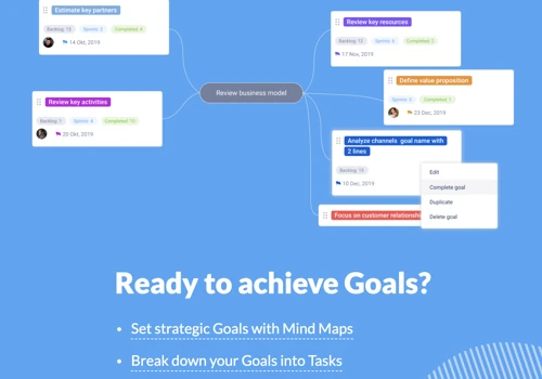 Goals - b2b productivity solution