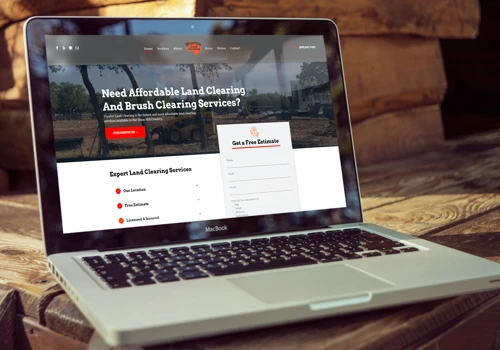 Custom Website Design + Logo Design