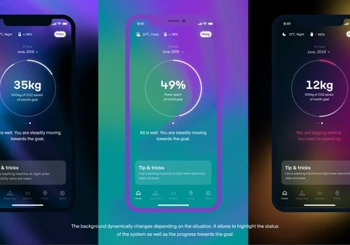 UX/UI Design for smart energy system