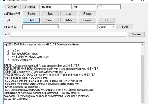 Windows utility for remote control of Linux systems - .NET, WPF, WCF, MS SQL