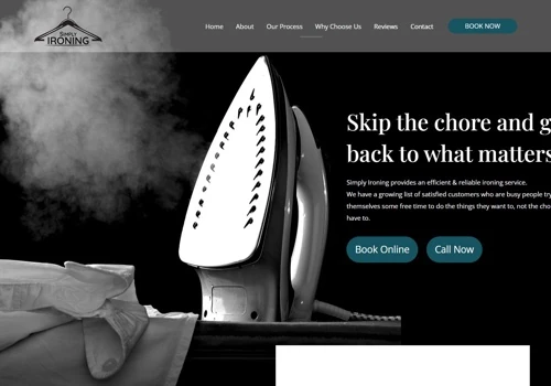 Simply Ironing: WordPress Website Design