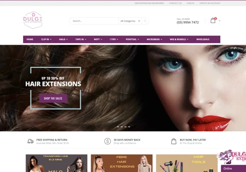 Dulge - Webdesign - eCommerce