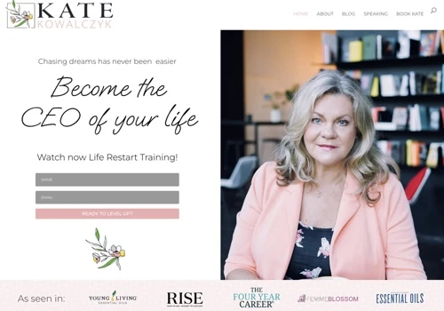 Logo + Website Design for a business coach