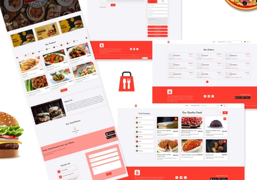 Single restaurant food ordering Website