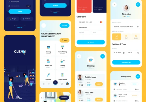 Cleaner App Design