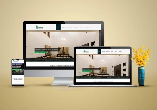 Cms Website For Green Park Service Apartments