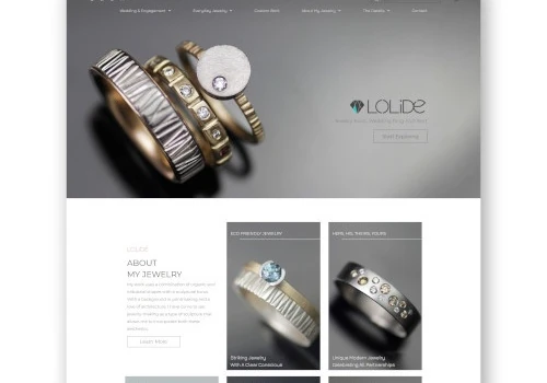 LOLiDE - Jewelry eCommerce Website