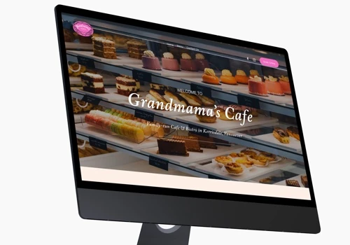 Showcase Website for Grandmama’s Cafe