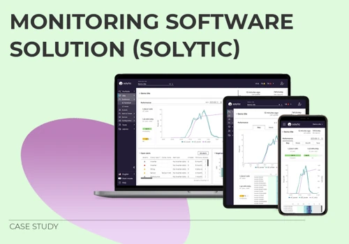 SaaS Web application / monitoring software