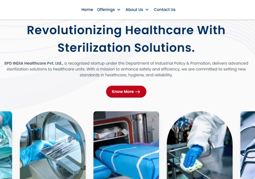 SPD India - Dynamic Website
