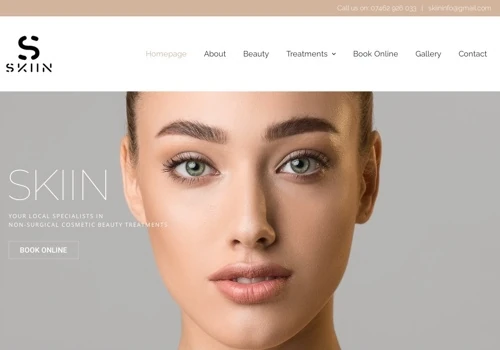 Skiin Clinic - Website Design