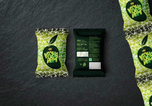 YKP: Kacha Aam Candy (Packaging Designing )