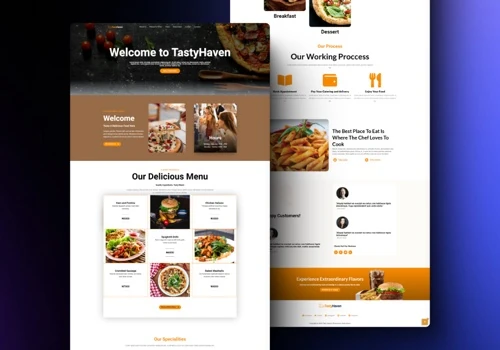 Restaurant Website with  Food Ordering System