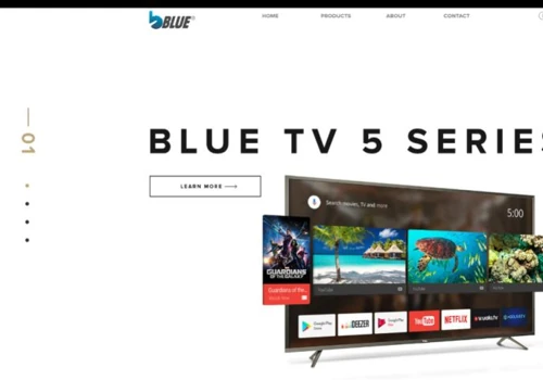 Blue TV - Website design / CMS development
