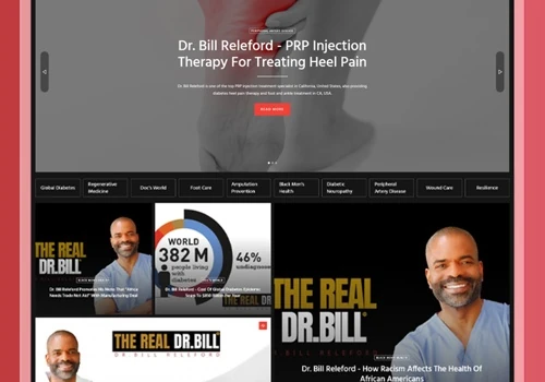 Dr. Bill Releford Blog - Web Design