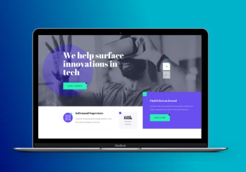 Web-based crowdfunding platform