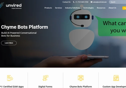 Unvired Website Redesign.