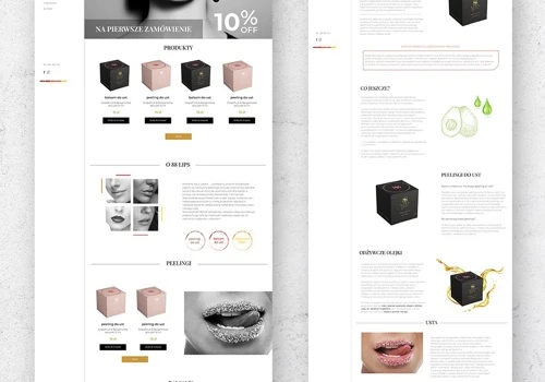 88 Lips - website and ecommerce design