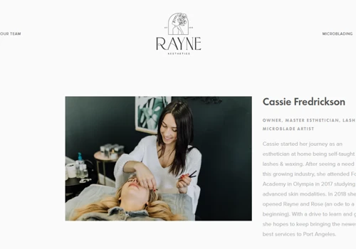 Rayne Aesthetic Spa: Crafting Beauty Online